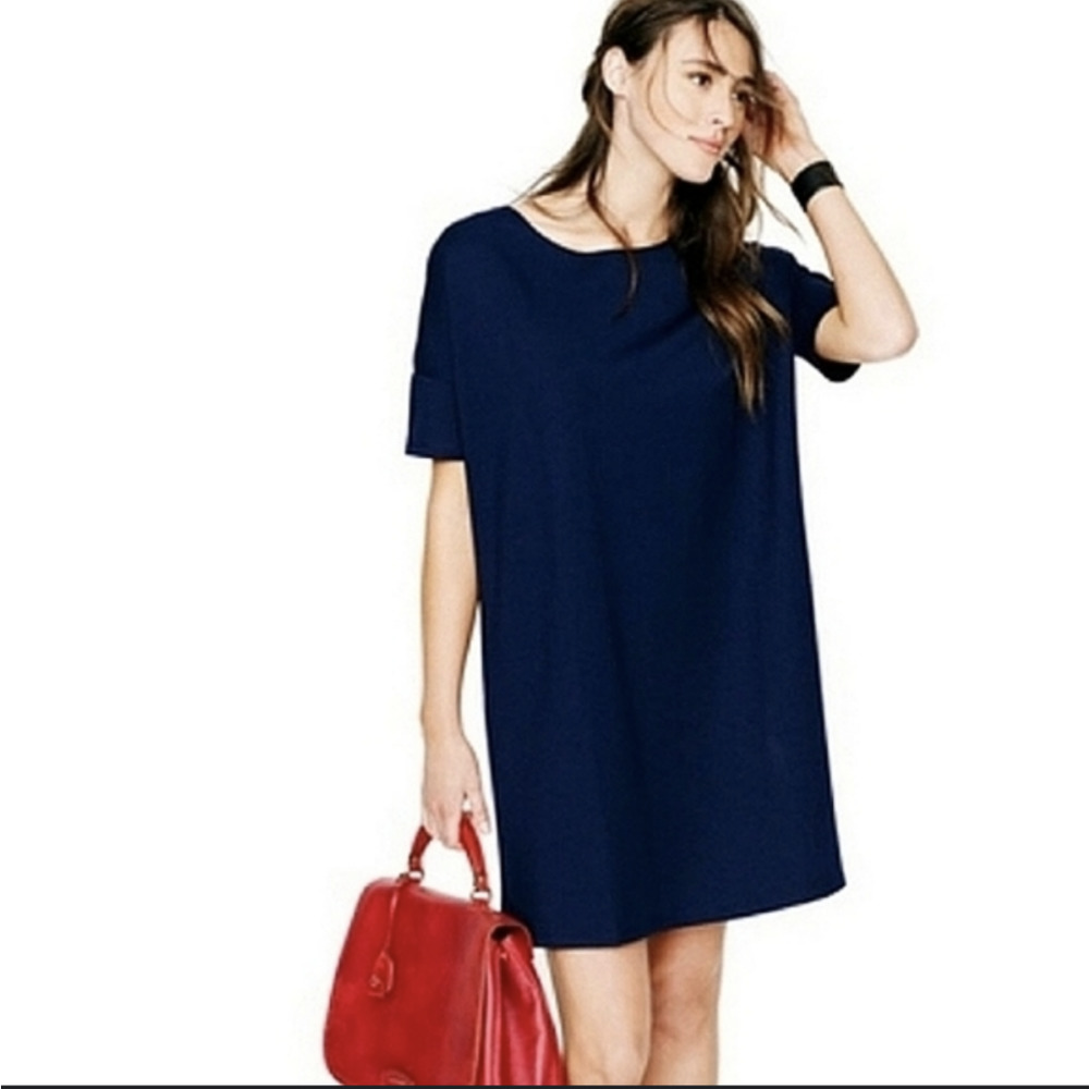 HATCH the afternoon dress, navy blue, petite